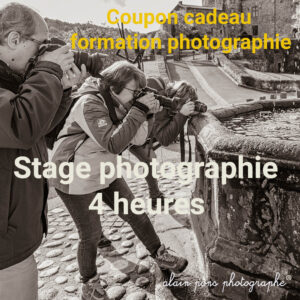 coupon cadeau stage photographie 4 heures avec alain pons photographe®